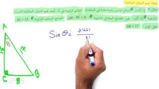 الدوال المثلثية ( رياضيات ثاني ثانوي/ الفصل الثاني)