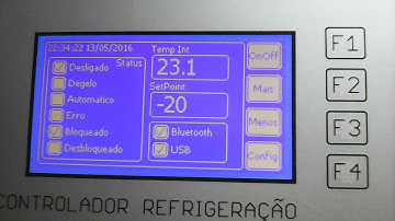 Primeiro teste do controlador de container frigorífico - Projeto da QSP