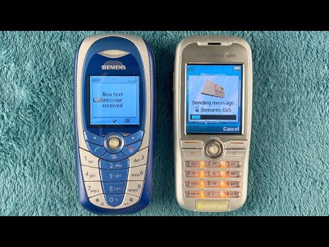 Sending SMS from Siemens C65 to Sony Ericsson K500 and back