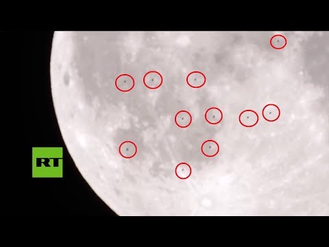 Captan numerosos 'OVNIS' volando cerca de la Luna
