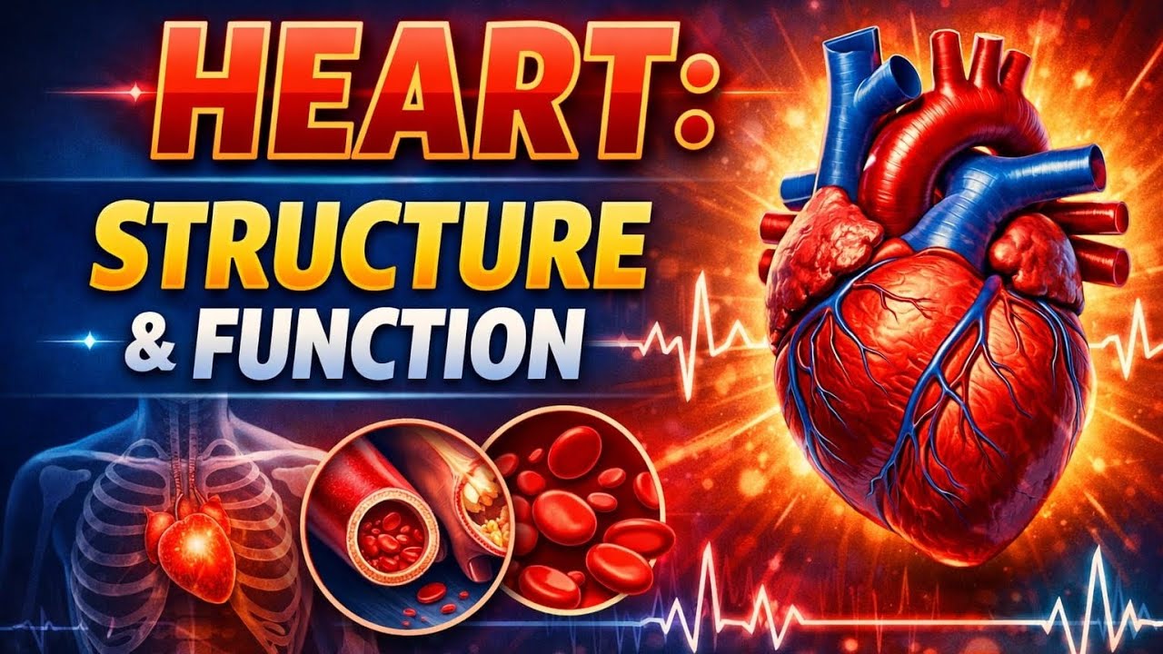 Heart : Structure and Function | Class 10th