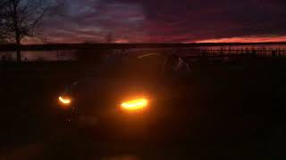 Tesla 3 light show Final Countdown