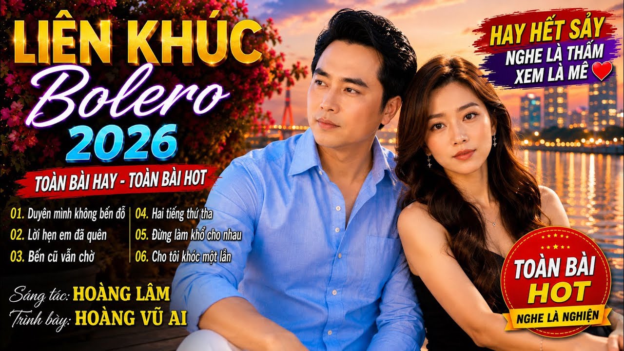 Hoàng Vũ OUR LOVE HAS NO HARBOR. BOLERO MEDLEY 2026 - HOANG VU AI (WRITTEN