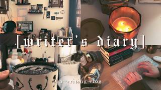 [writer's diary] trying to write 50k in a month 🌞 // rough draft vlogs day 1