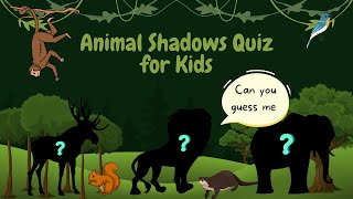 Animal Shadow Guessing Game: Fun Quiz for Kids and Preschoolers