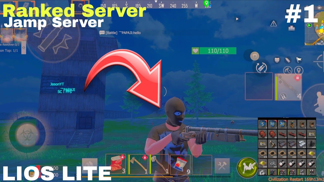 Jump In Down Island Ranked Server Last Island Of Survival Lite