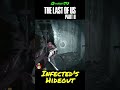 Abby's Inside Infected's Hideout - The Last of Us Part 2 #shorts