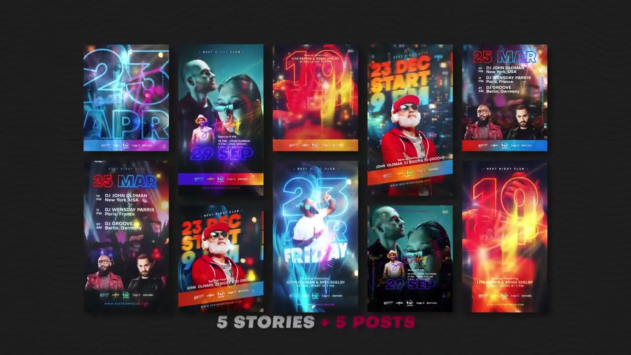 19 । I can make it for your । Instagram Party Flyers