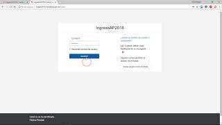 Tutorial acceso plataforma virtual Moodle - Ingreso Ad. Pública 2018