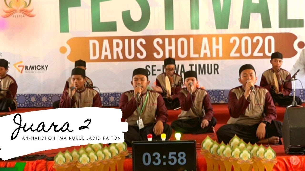 AN-NAHDHOH | MA NURUL JADID PAITON | JUARA 2 AL-BANJARI FESTDA 2020