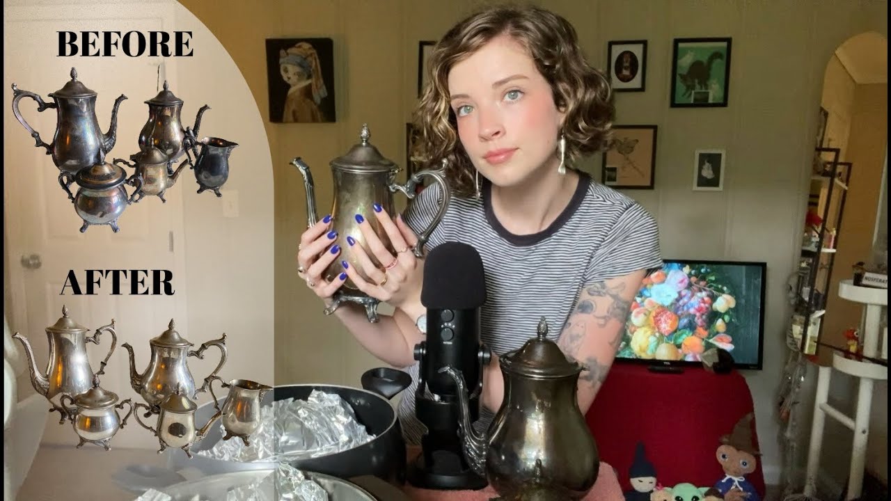 ASMR | Restore 18th Century Silver w/ Me (Soft Whisper & Cozy Chat) 🕯️