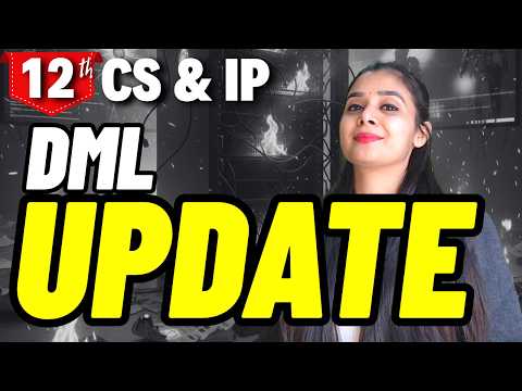 UPDATE Operator in SQL 🔥 | Complete Confusion Removed | Class 12 CS & IP