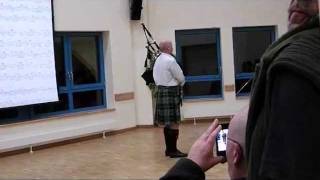 Robert Wallace, the College of Piping Winter School 2012