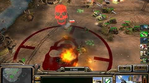 C&C generals Rise Of The Reds MOD: GLA vs GLA y ECA (1vs2)