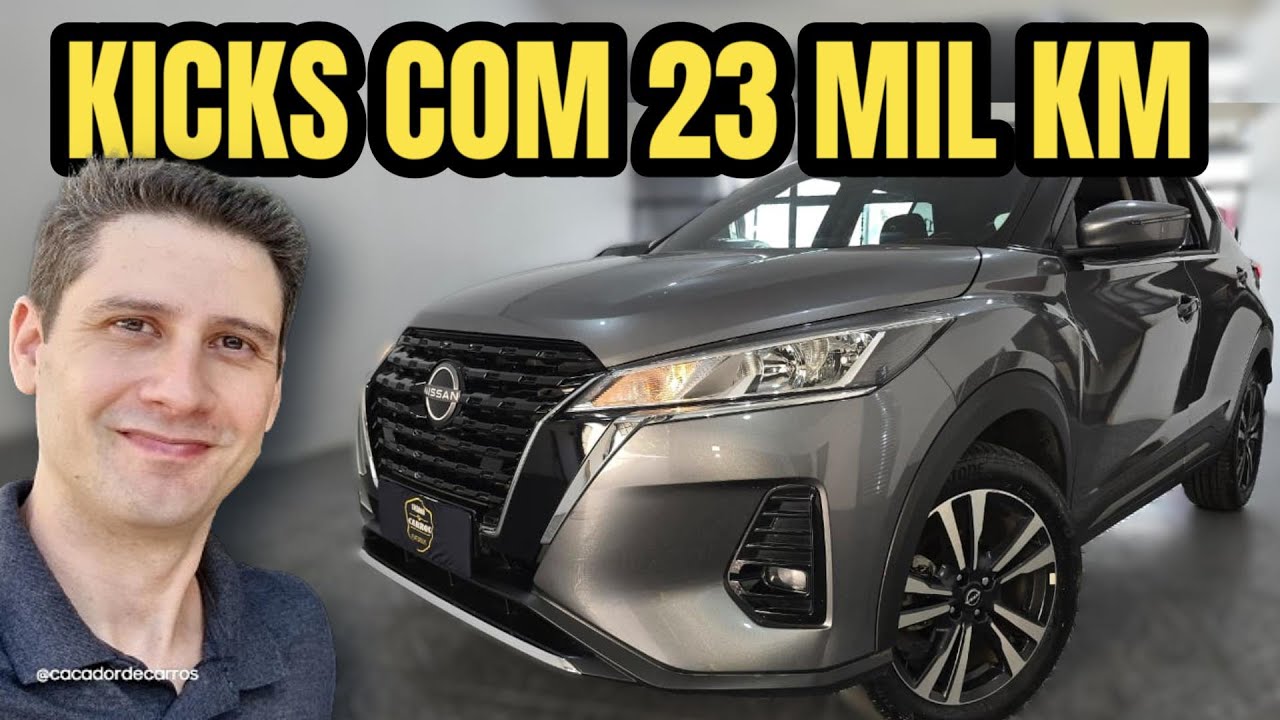 Nissan Kicks, com 23 mil km, único dono, não é PCD nem Locadora // Caçador de Carros
