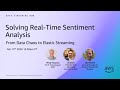 Solving Real-Time Sentiment Analysis: From Data Chaos to Elastic Streaming