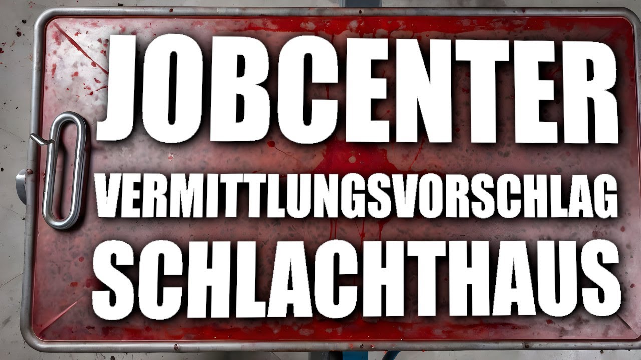Kann Das Arbeitsamt Mich Zwingen Zu Arbeiten Kann mich mein Jobcenter zwingen im Schlachthaus zu arbeiten???😵🔪🐖💔😵💫