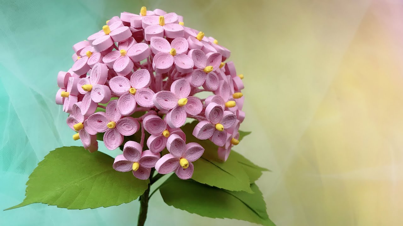 ABC TV | Как сделать цветок гортензии » вики полезно Квиллинг из бумаги — мастер-класс