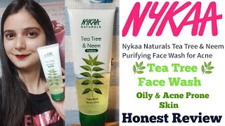 nykaa tea tree face wash