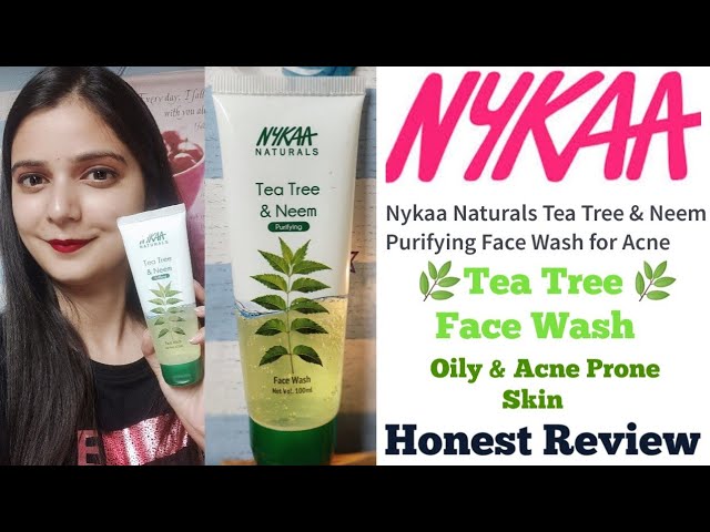 nykaa tea tree face wash