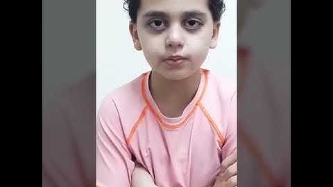 المتسابق/ مالك تامر الصف الثاني المشارك في مسابقة ( مزامير آل داود) لحفظ القرآن الكريم