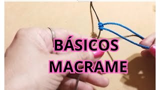 Nudos básicos en MACRAMÉ