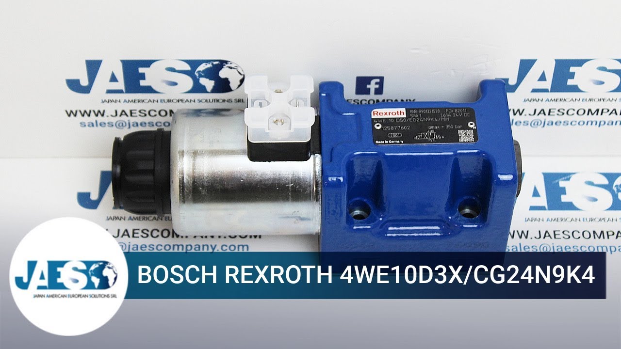 BOSCH REXROTH 4WE10D3X/CG24N9K4 - Directional Control Solenoid Valve