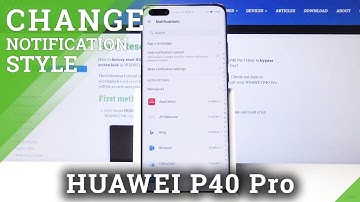 How to Personalize Notifications in Huawei P40 Pro - Manage Notifications