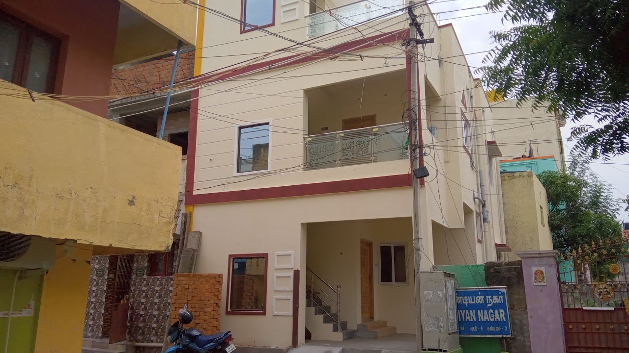 East facing CMDA land and building for sale in Kolathur nearby