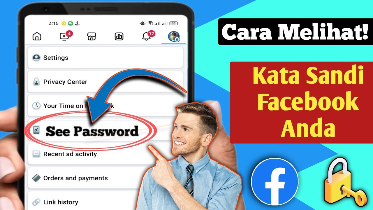 Cara Memeriksa Kata Sandi Facebook Bagaimana cara melihat kata sandi ...