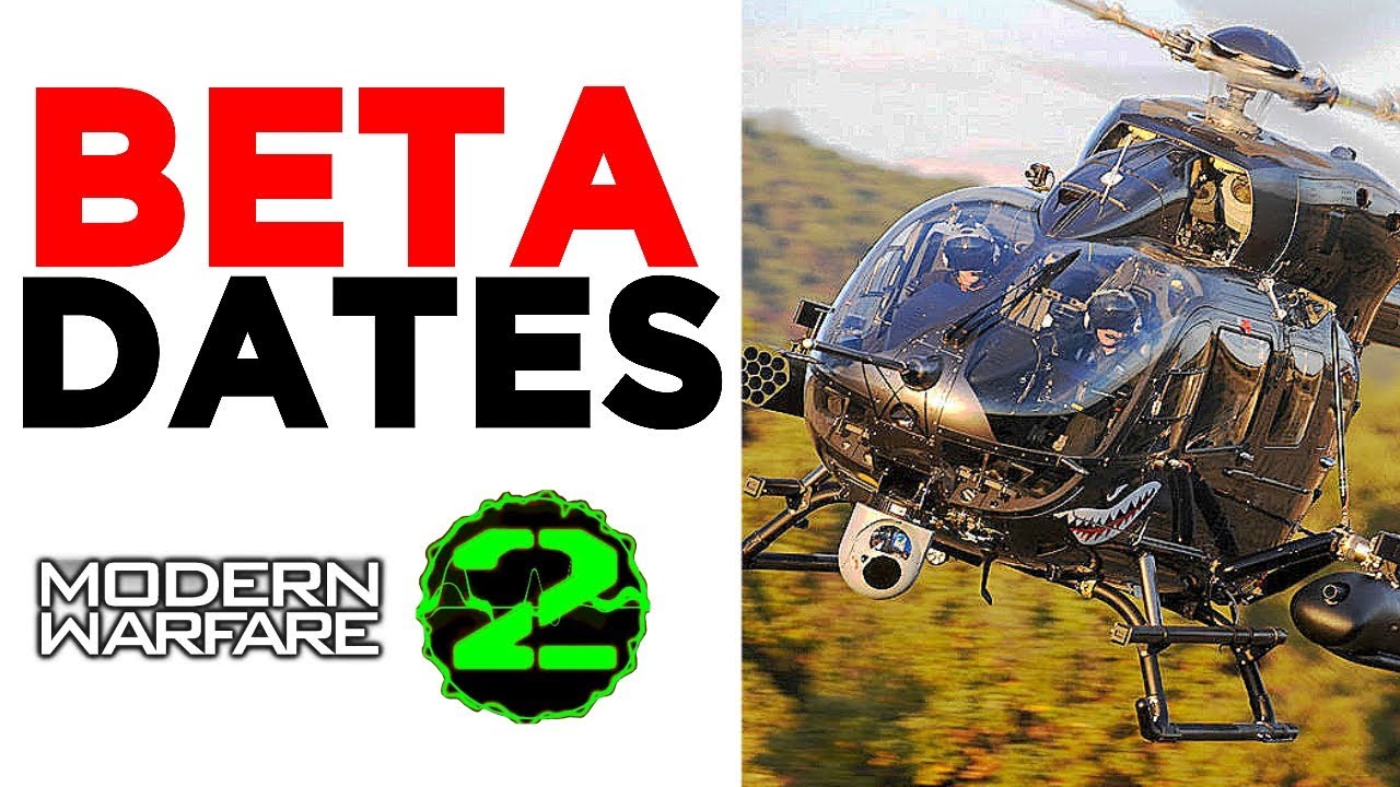 Modern Warfare Beta (All Dates) and IW Dev Messaged Me - MW4