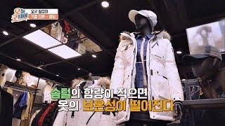 패딩, 솜털 함유량 많을수록 보온성↑ 부피↑ 오늘, 굿데이 56회