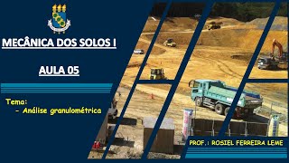 AULA 05 - GRANULOMETRIA
