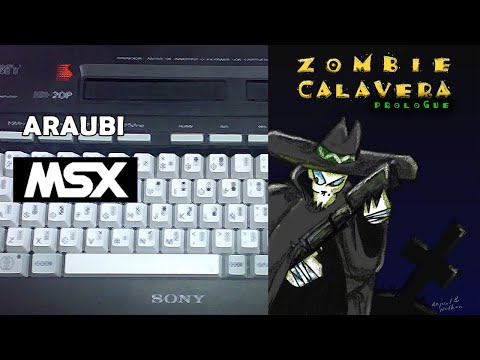 Zombie Calavera Prologue (Oscar Toledo, 2021) MSX [793] Walkthrough