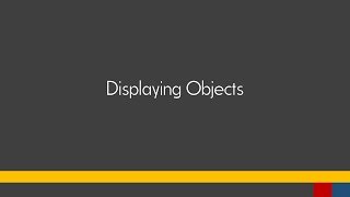 Quick Start to Cinema 4D / 05 / Displaying Objects