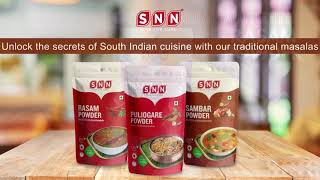 "Unlock the secrets of South Indian cuisine with our traditional masalas"!