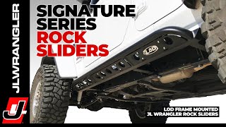 Jeep JL Wrangler Unlimited Rock Sliders  LoD Signature Series Frame Mounted Rocker Guard INSTALL