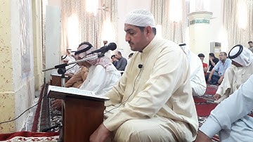 تلاوة من سورة الأنفال للقارئ عدي المحمدي من جامع الحاج نزال رحمه الله في الفلوجة