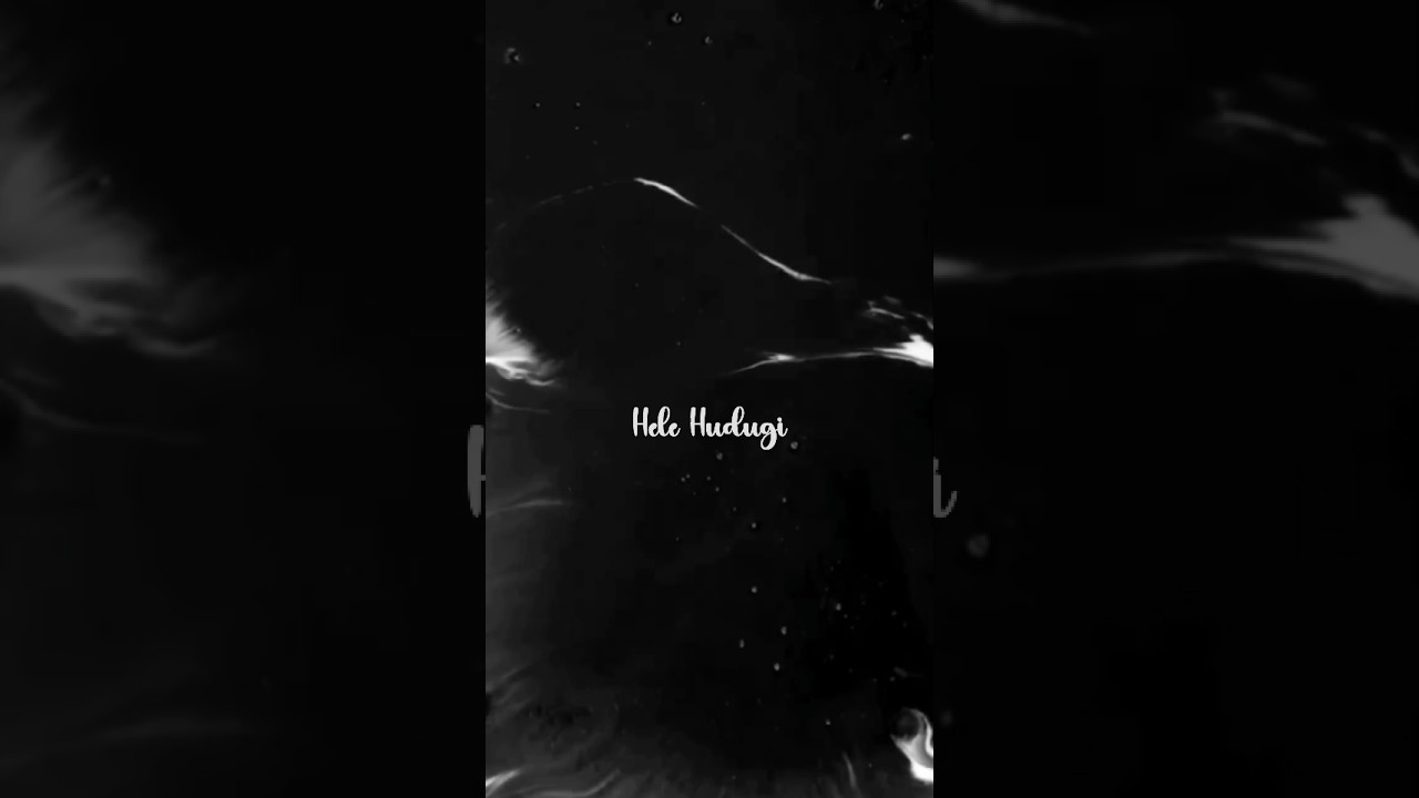 Hele Hudugi Hele Bedagi Ravichandran Kannada hit song Status Lyrics black scren