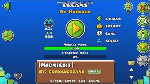 Easy Coins #1 | Dreams by Hyenada - Geometry Dash