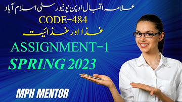 AIOU Assignment-1 Code 484 SPRING-2023 B.A    |@MPH MENTOR