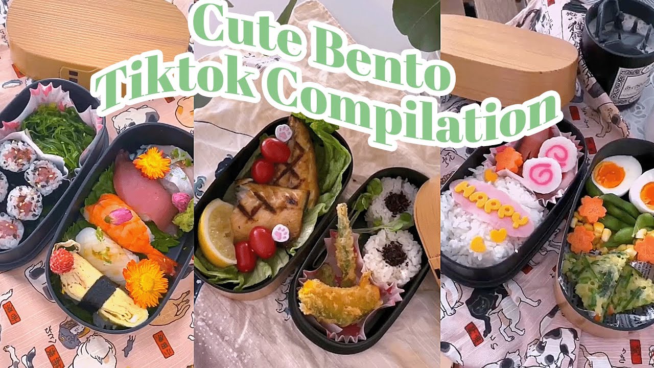 Bento Box Lunch Ideas - Compilation video! 