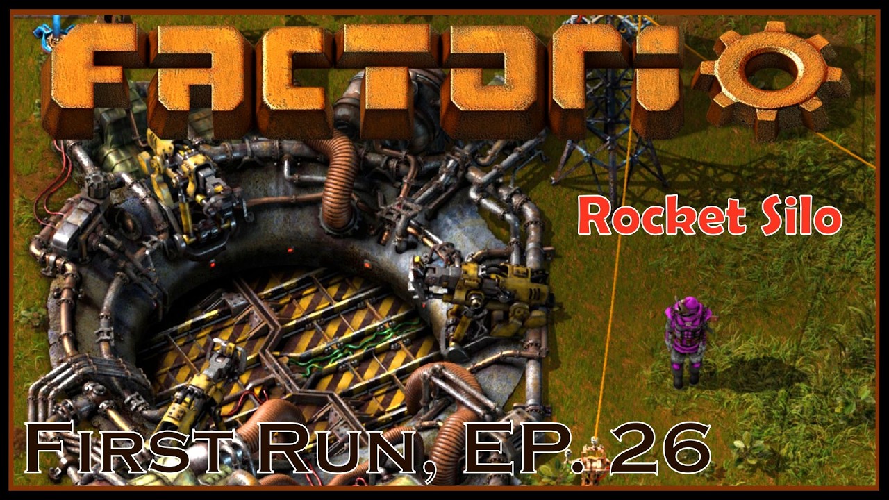 Rocket Silo - Factorio - First Run, Ep. 26 - YouTube