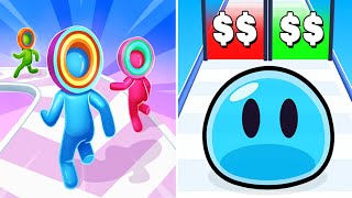 Layer Man 3D vs Slime Run Race | Epic Max Level Race 2026 screenshot 1