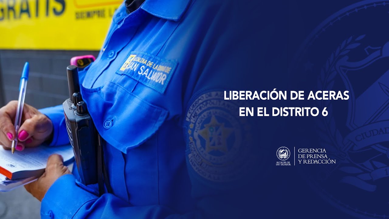Comuna capitalina libera pasos peatonales en el Distrito 6 - YouTube