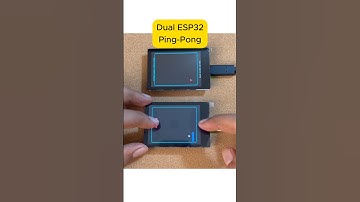 Dual ESP32 Ping Pong using ESP Now #esp32 #arduino
