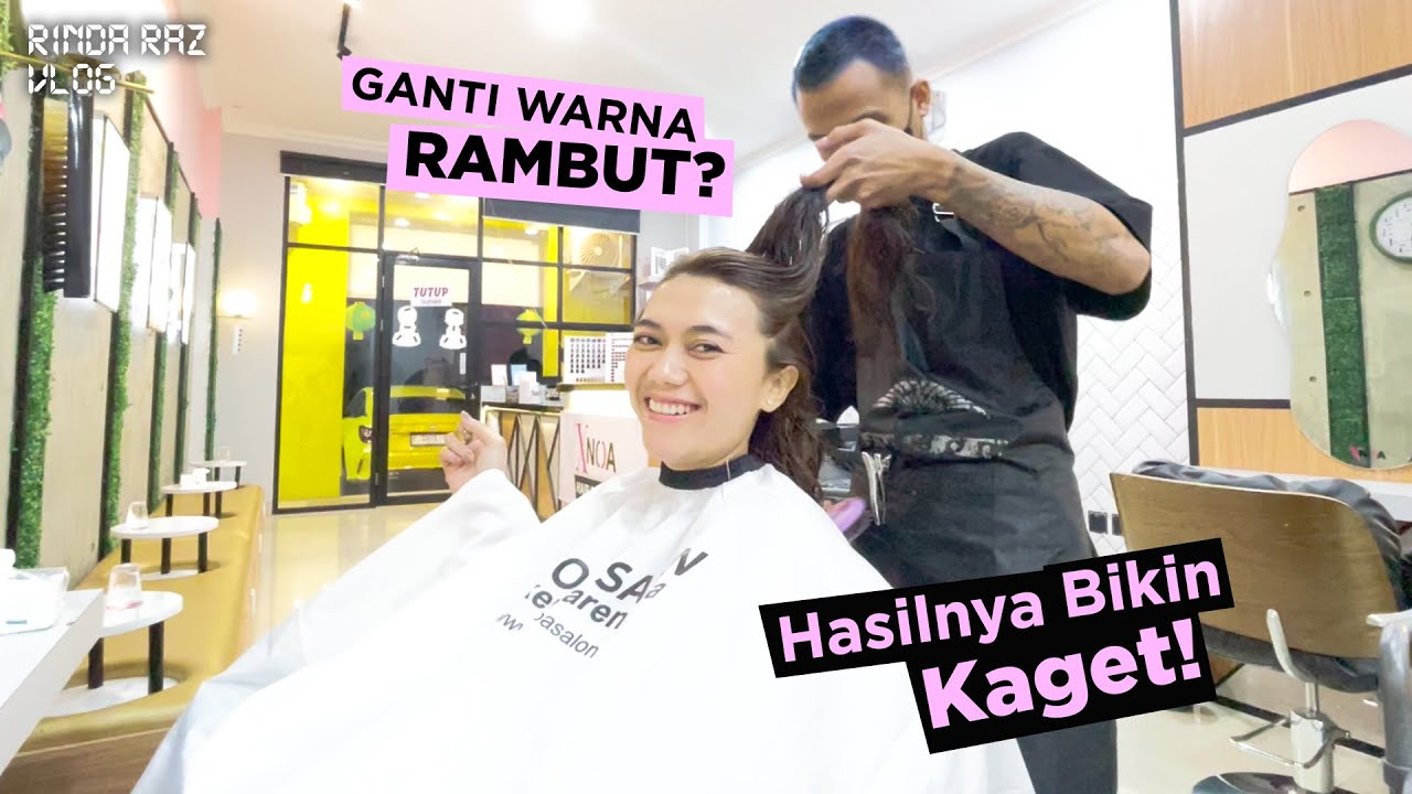Ke Salon gak nyangka dengan hasilnya! | RINDA VLOG