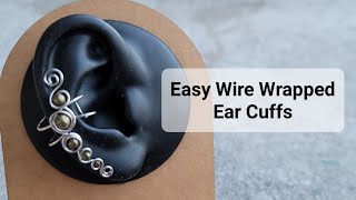 Easy Wire Wrapped Ear Cuffs