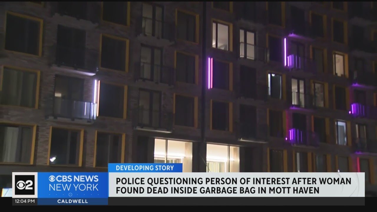Police questioning person of interest after woman's body found in trash ...