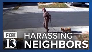 Why haven't police stopped woman harassing family with racial slurs?